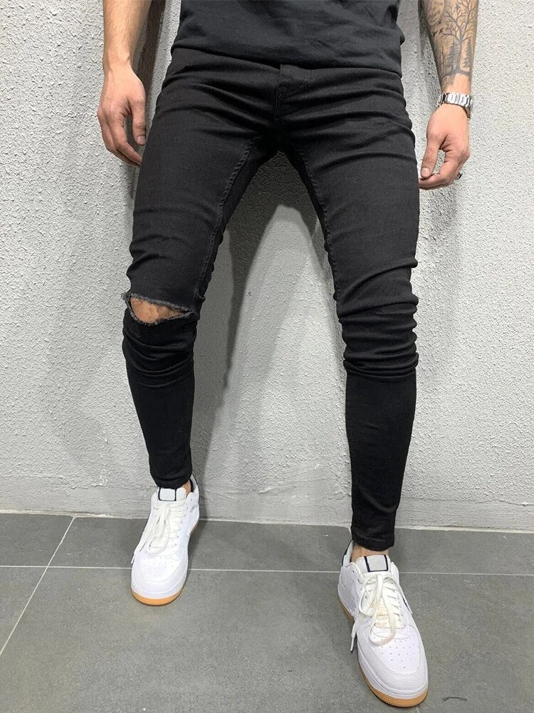 Rik - Gescheurde Skinny Jeans voor Heren