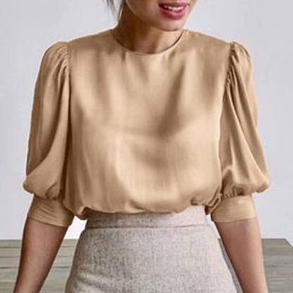 Gisele - Elegante satijnen blouse