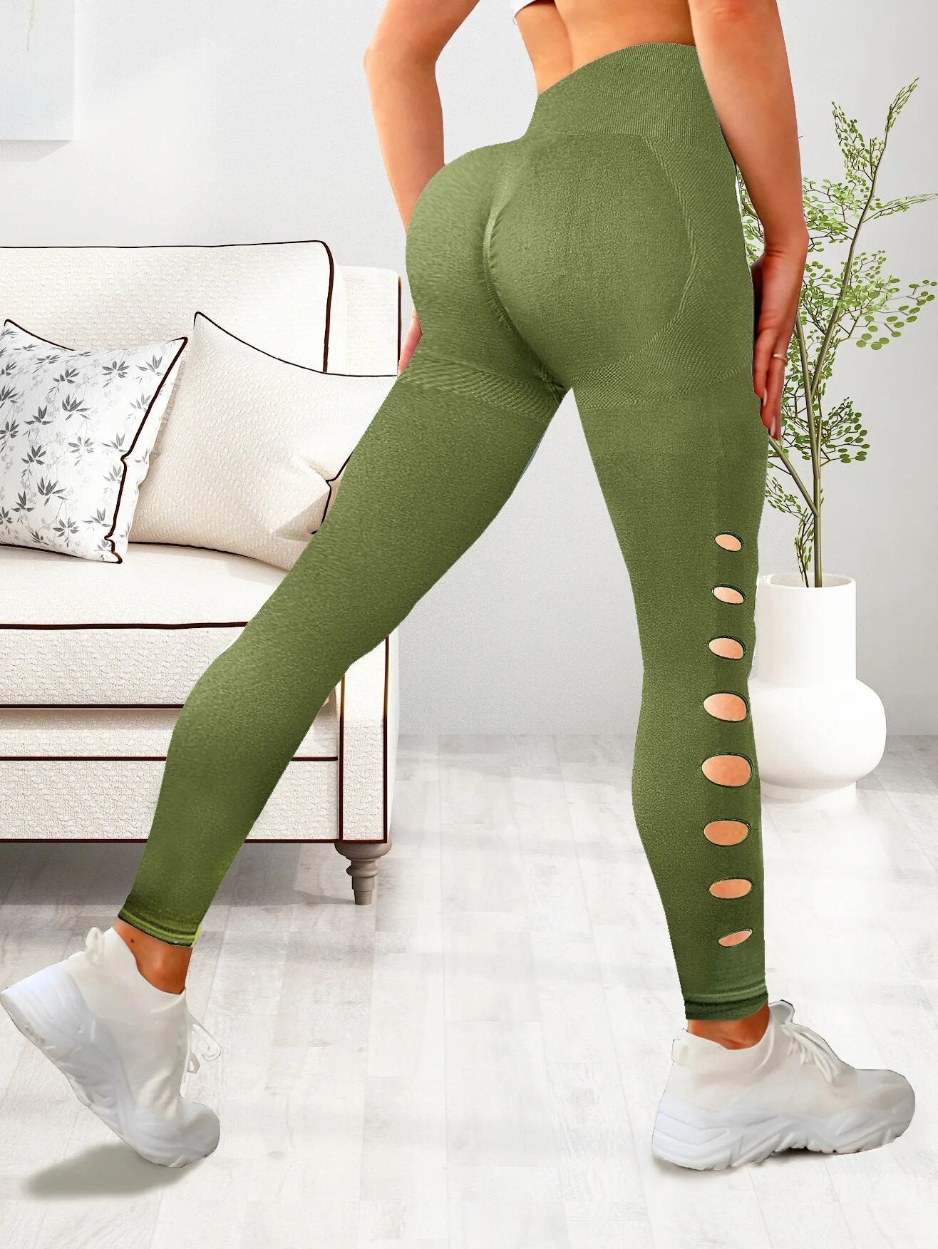 Wouda - Vrouwen Hoge taille Kont Heffen Leggings