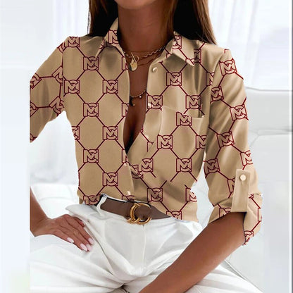 Madalyn - Elegante Lenteblouse met Kraag