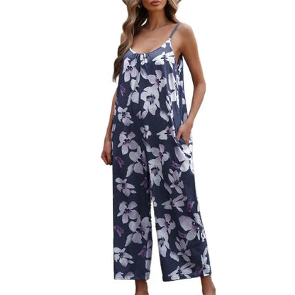 Vignette - Jumpsuit met Bloemenprints en Zakken