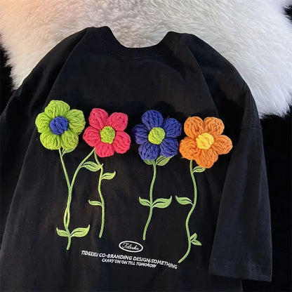 Marlie - Vrouwen Zoet Bloem T-shirt