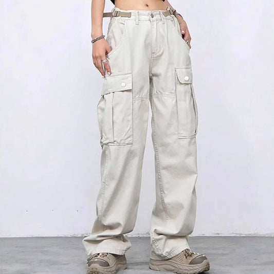 Rifka - Dames Baggy Cargo Broek met Brede Zak