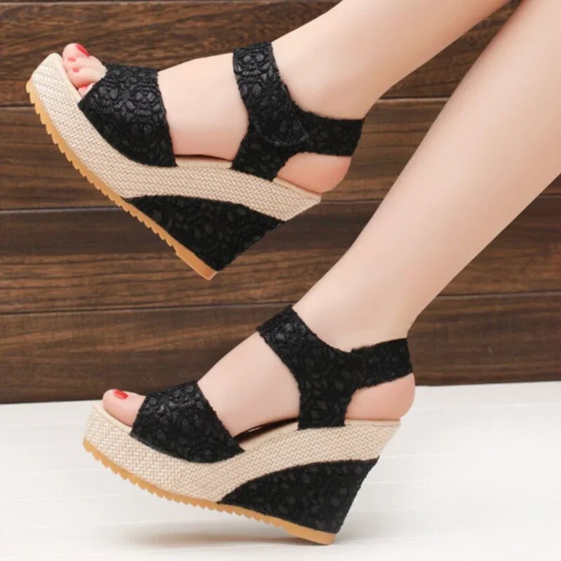 Eres - Mesh Sleehak Sandalen