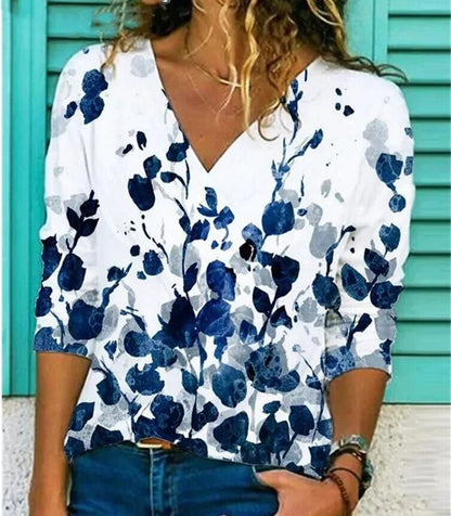 Gail - Boho Bloemen Blouse