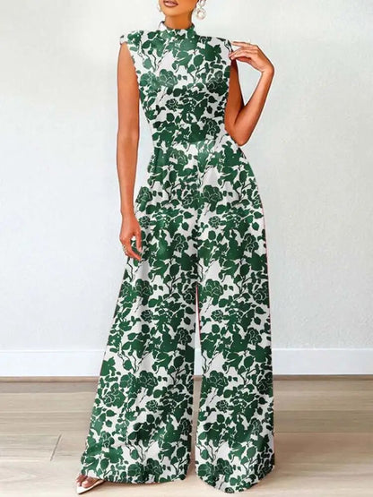 Sahila - Chique Zomerse Bloemenprint Jumpsuit