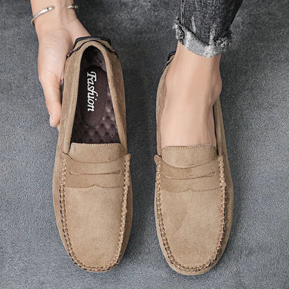 Jase - Echt leer antislip comfortabele heren loafer