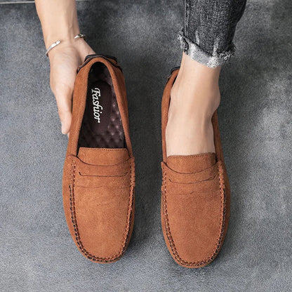 Jase - Echt leer antislip comfortabele heren loafer