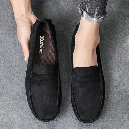 Jase - Echt leer antislip comfortabele heren loafer