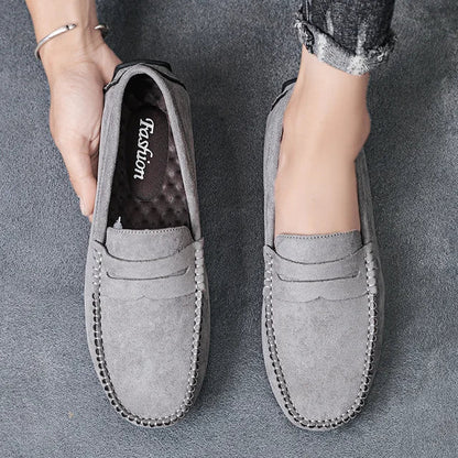 Jase - Echt leer antislip comfortabele heren loafer