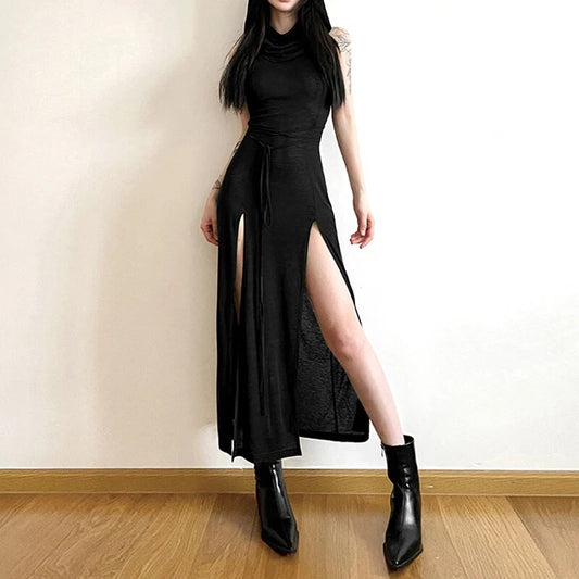 Bettina - Donkere Cyber Gothic Jurk