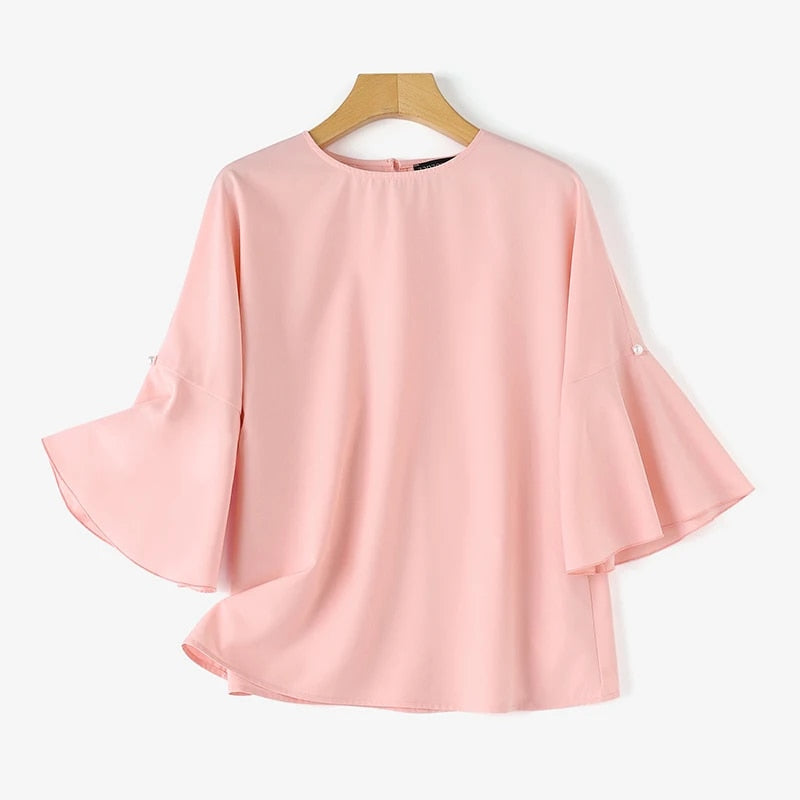 Jeanny - Parel Flare Blouse