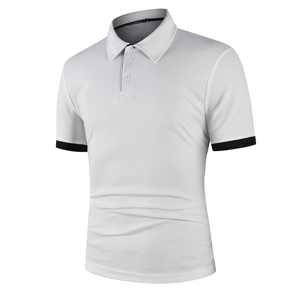 Kristian - Dynamisch Contrastkleurig Polo Shirt