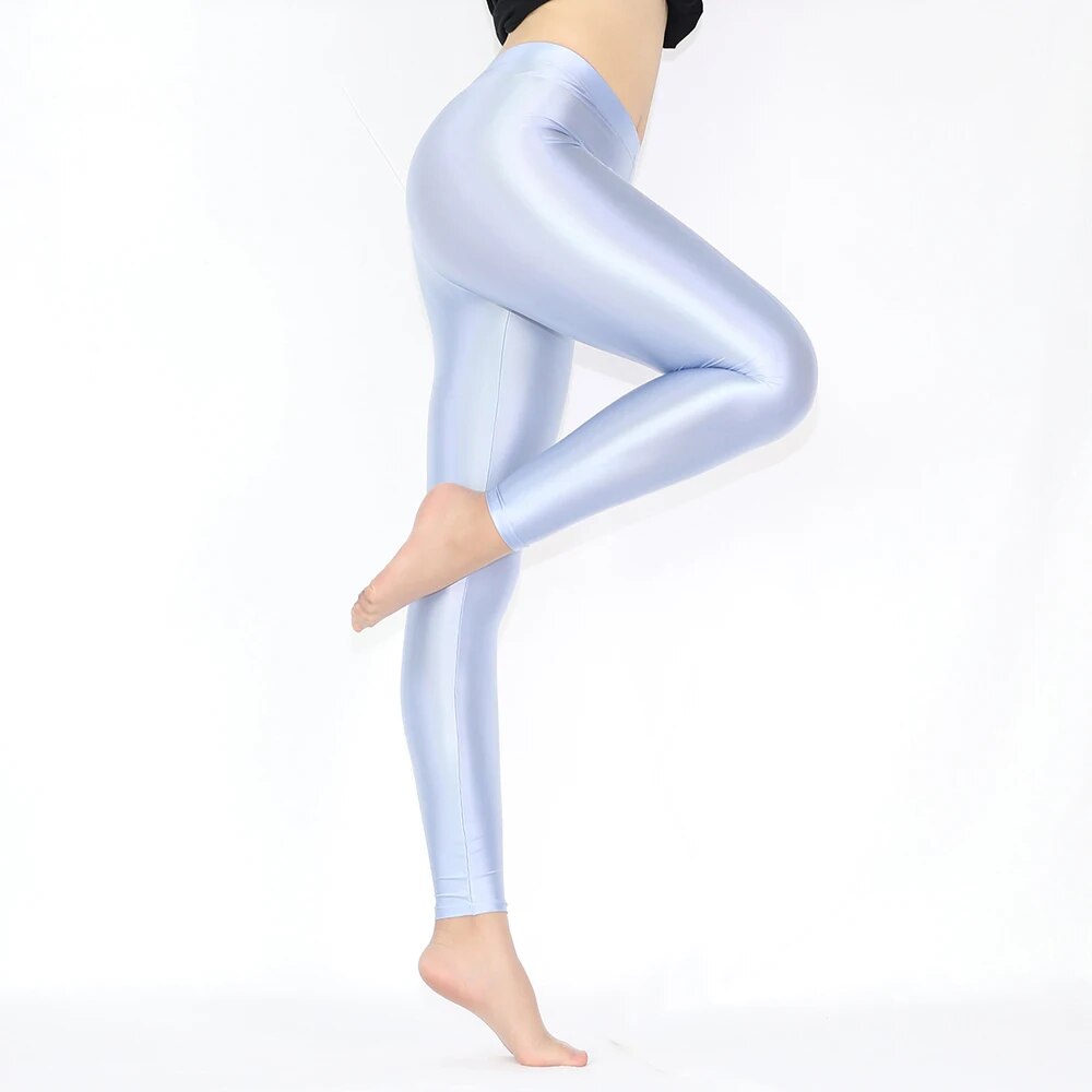 Graciela - Satijn Glimmende Zachte Yoga Legging