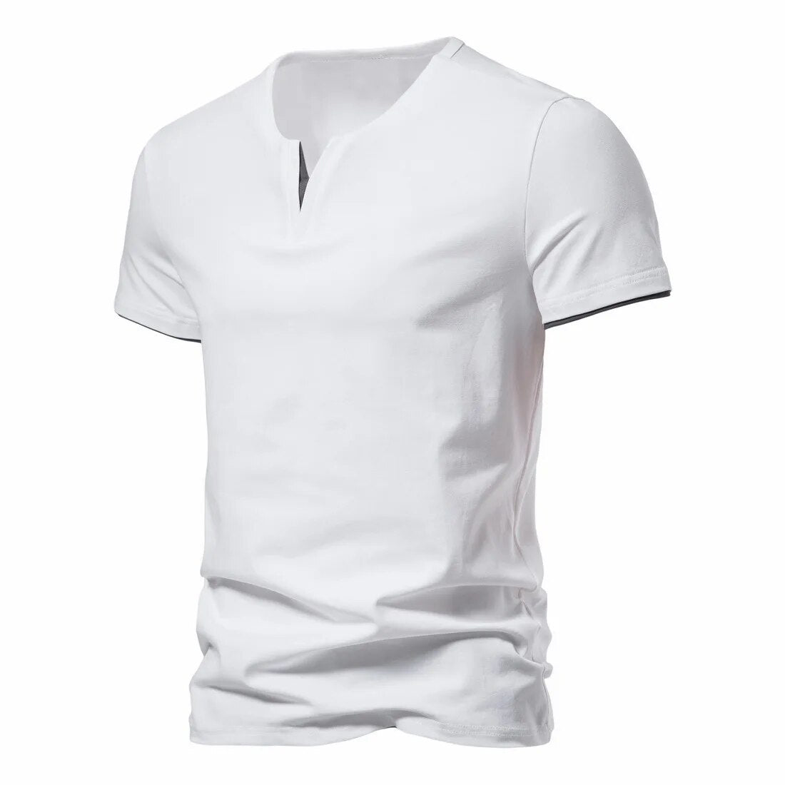 Rieks - Katoenen Slim Fit T-shirt