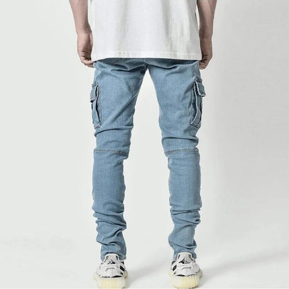 Bjorn - Heren Denim Cargo Broek