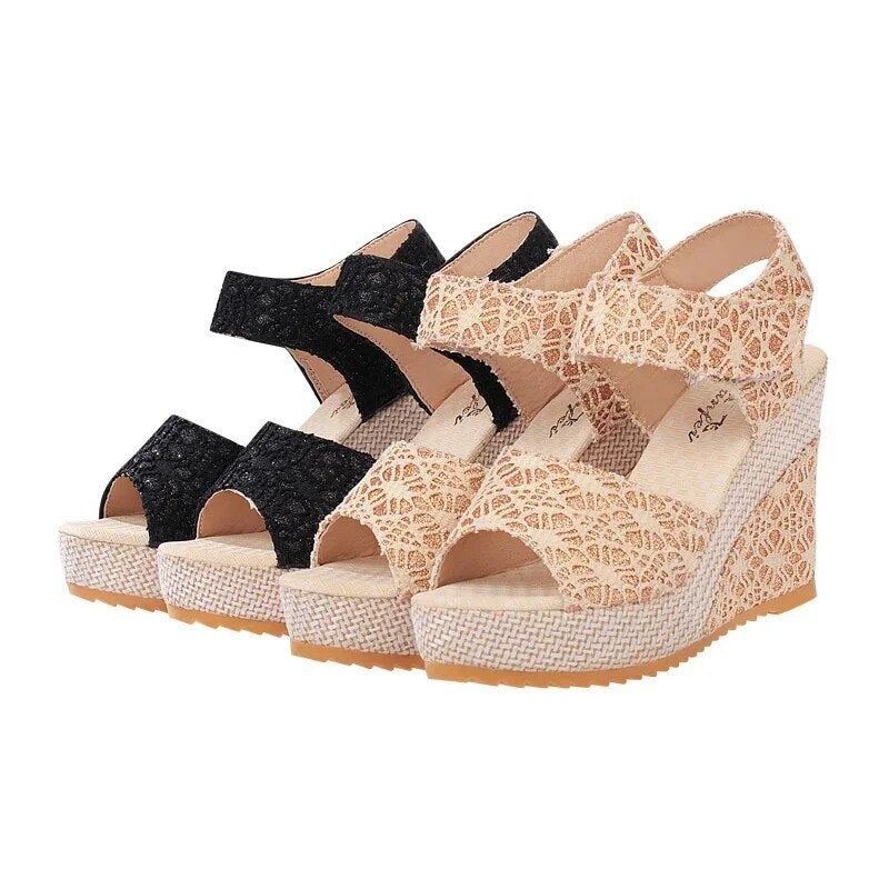 Eres - Mesh Sleehak Sandalen