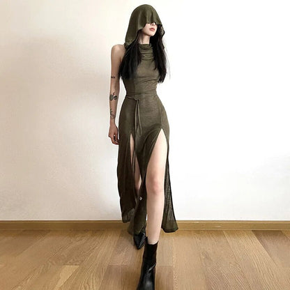 Bettina - Donkere Cyber Gothic Jurk