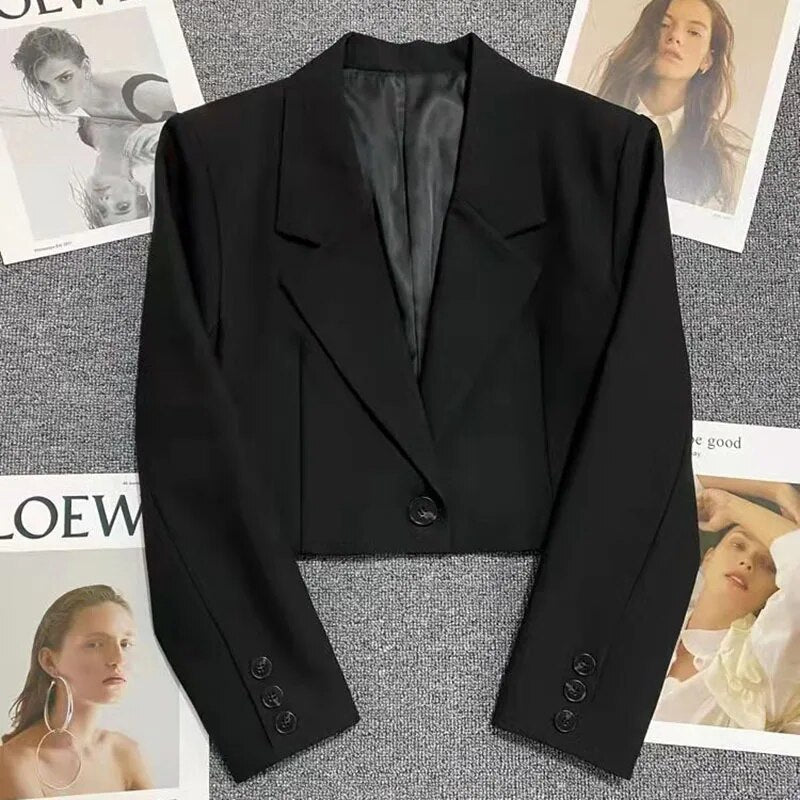 Elisa - Stijlvolle Cropped Blazer voor Dames