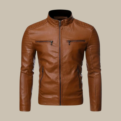 Desmond - Leren jas Premium leren bikerjas voor mannen