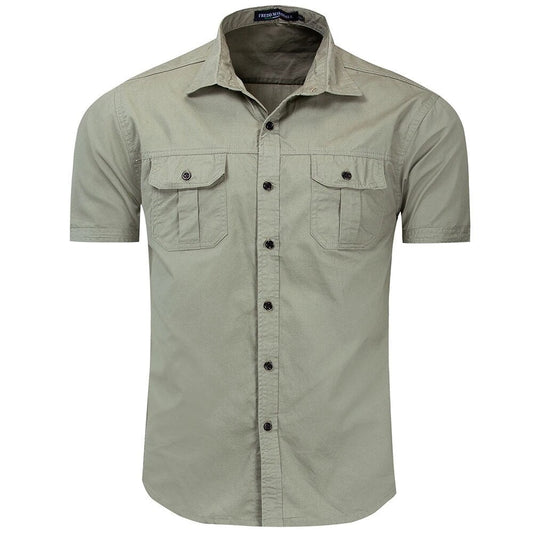 Carter - Katoenen Militaire Cargo Shirts