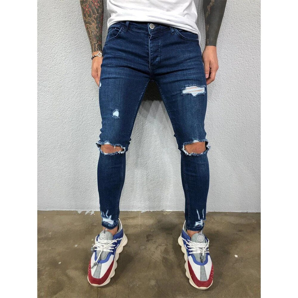 Rik - Gescheurde Skinny Jeans voor Heren