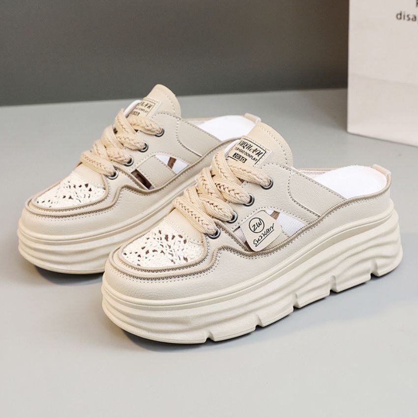 Samaina - Stijlvol Grof Muiltje Sneakers voor Vrouwen