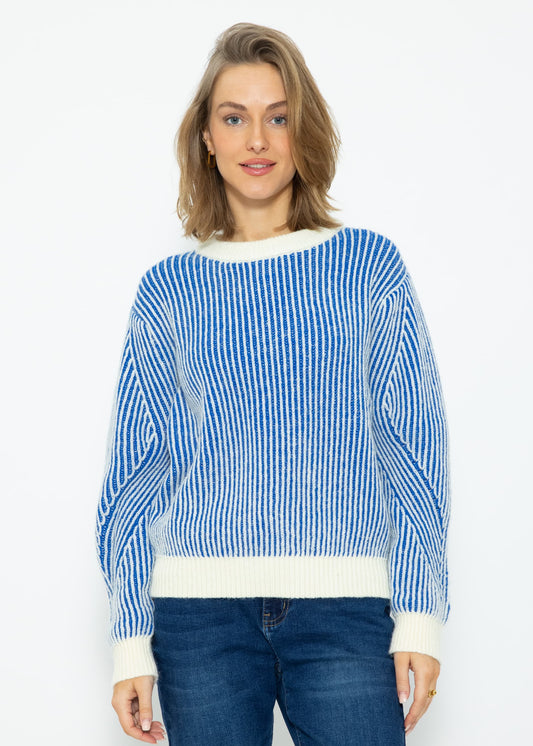 Olesia - Modischer gerippter Pullover