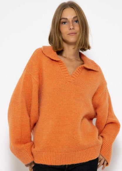 Jasmine - Oversized Pullover met Kraag