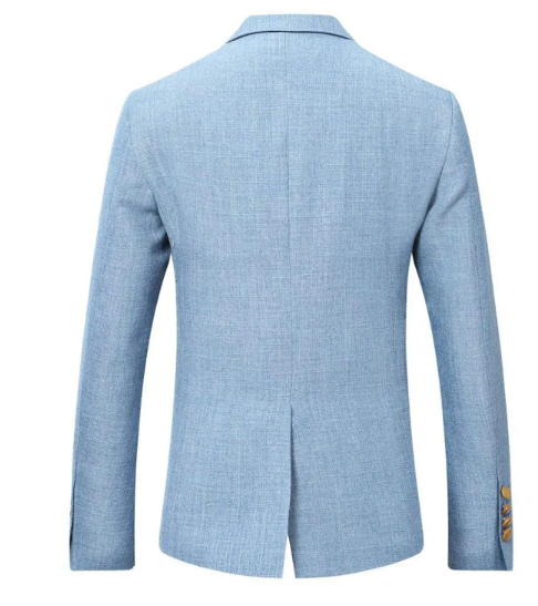 Bennett - 3-delige set voor heren, bestaande uit een eenvoudige zakelijke blazer, vest en broek