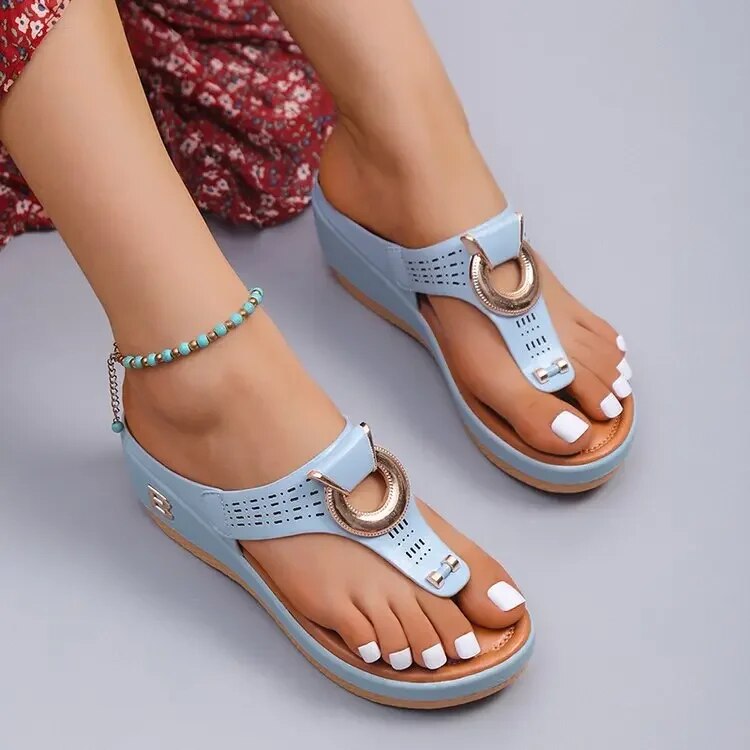 Hinke - Zomerse Wig Sandalen