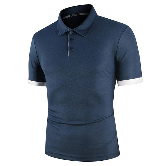 Kristian - Dynamisch Contrastkleurig Polo Shirt