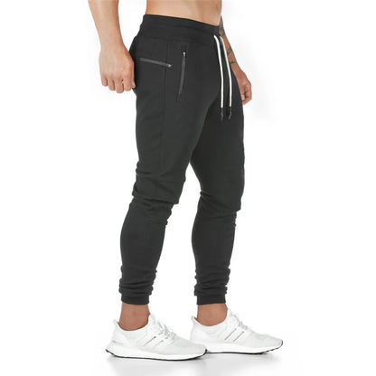 Yasper - Heren Elastisch Taille Multi-Zak Mager Joggingbroek