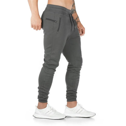 Yasper - Heren Elastisch Taille Multi-Zak Mager Joggingbroek