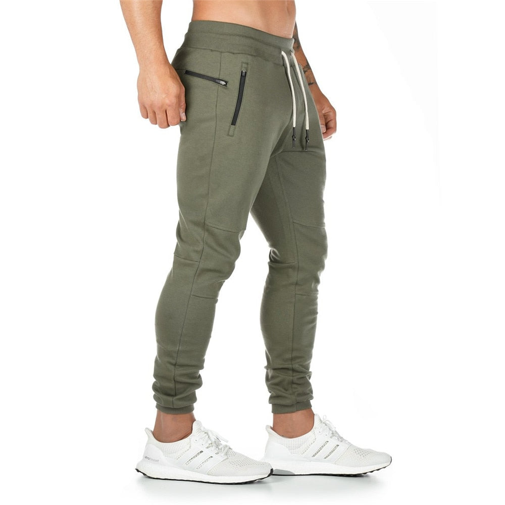 Yasper - Heren Elastisch Taille Multi-Zak Mager Joggingbroek