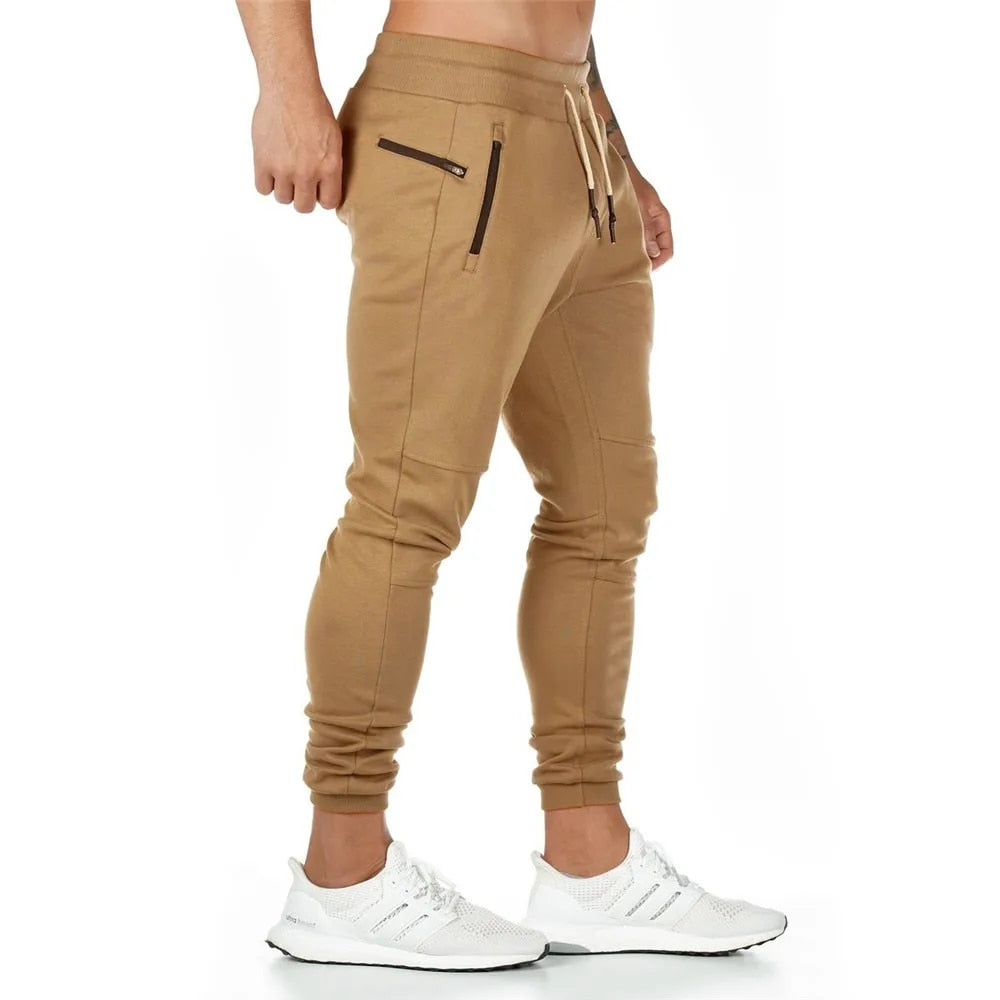 Yasper - Heren Elastisch Taille Multi-Zak Mager Joggingbroek