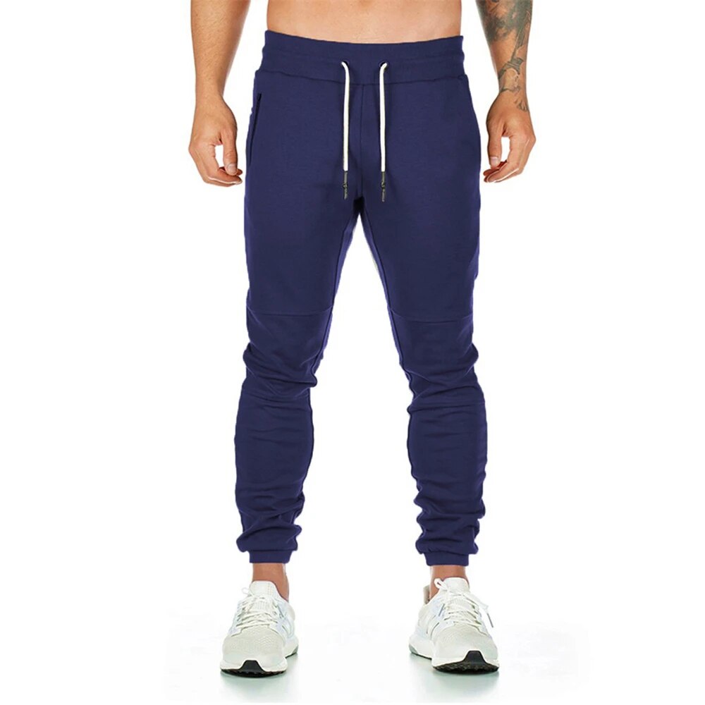 Yasper - Heren Elastisch Taille Multi-Zak Mager Joggingbroek