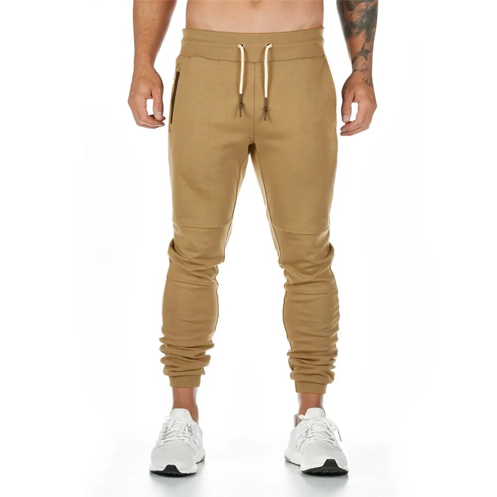 Yasper - Heren Elastisch Taille Multi-Zak Mager Joggingbroek