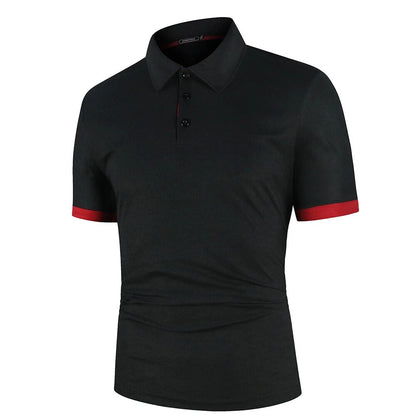 Kristian - Dynamisch Contrastkleurig Polo Shirt