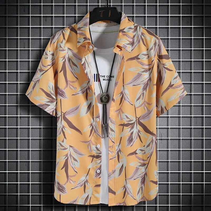 Ashton - Zomerse Strandshirts met Bloemenprint