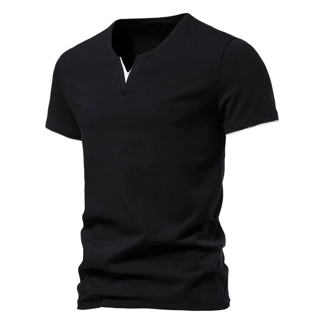 Rieks - Katoenen Slim Fit T-shirt