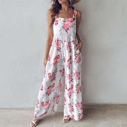 Merci - Zomerse Bloemenprint Jumpsuit voor Dames