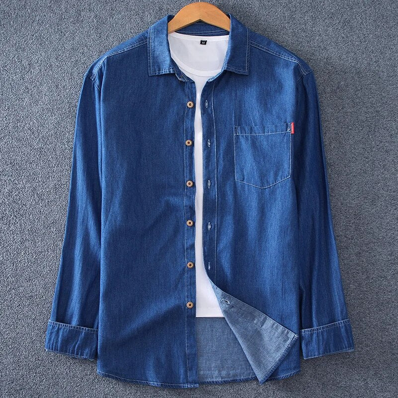 Amaury - Denim Shirt voor Mannen