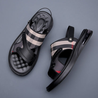 Uberto - Heren Antislip en Ademende Leer Sandalen