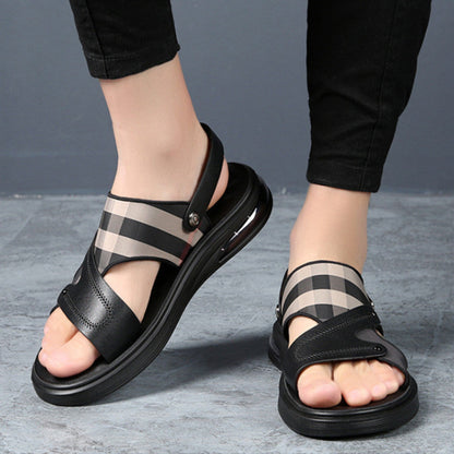 Uberto - Heren Antislip en Ademende Leer Sandalen