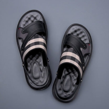 Uberto - Heren Antislip en Ademende Leer Sandalen