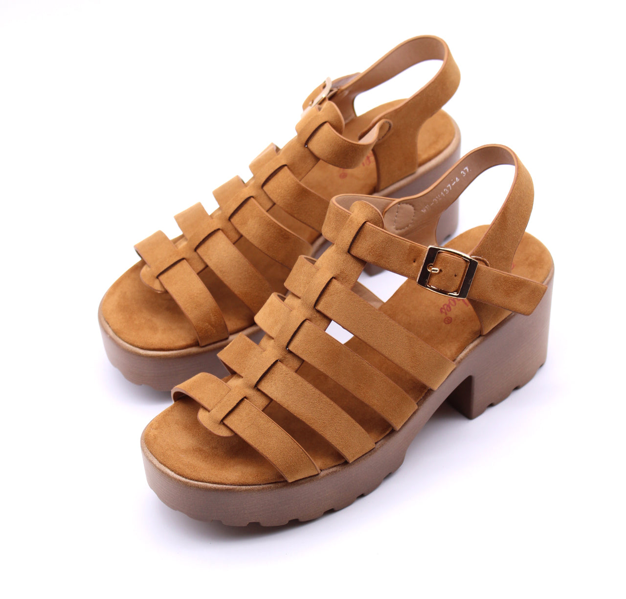 Maryk - Vrouwen Stijlvol Strappy Chunky Sandalen