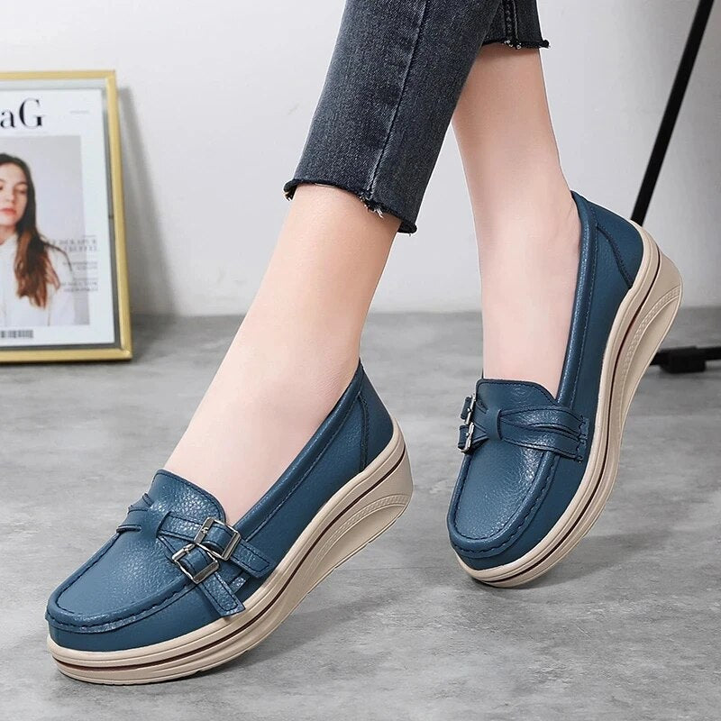 Kelli - Vrouwen Flats Platform Loafers