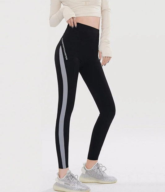 Helen - Gestreepte Haai Leggings voor Dames