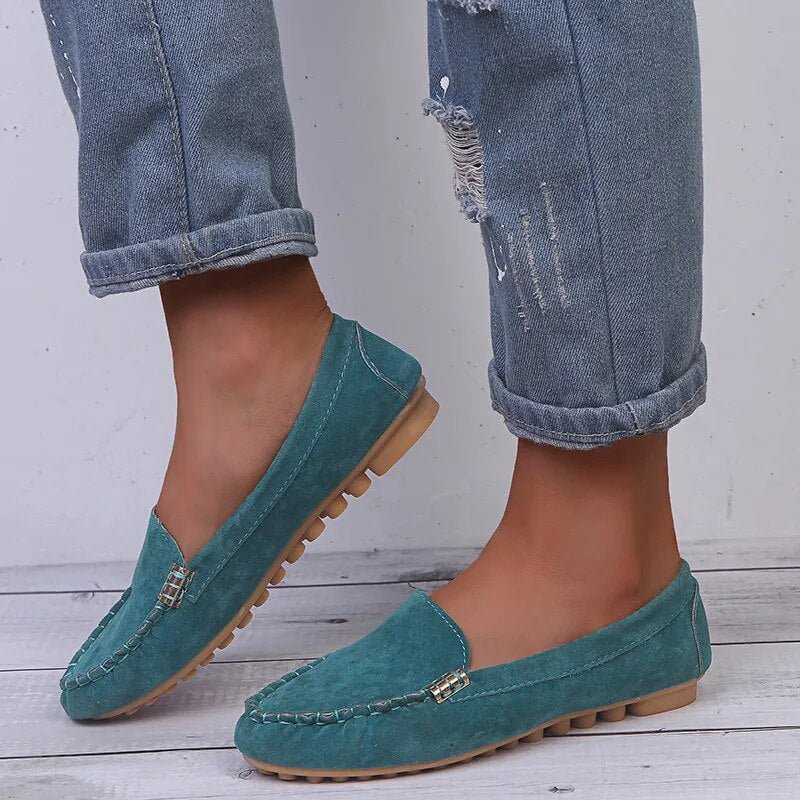 Zole - Denim Plat Damesschoenen